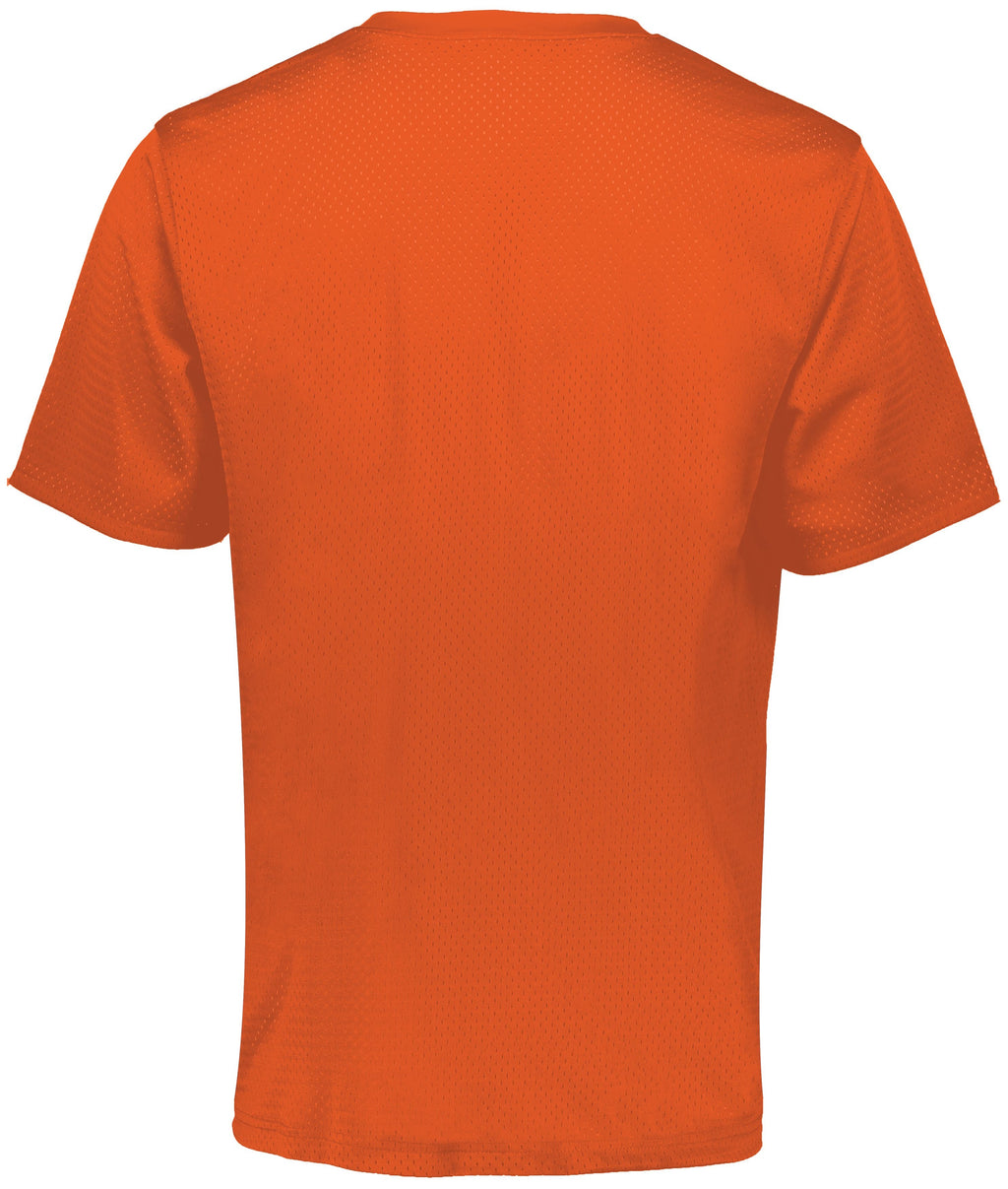 Augusta S/S Mesh Reversible Jersey - Orange/White