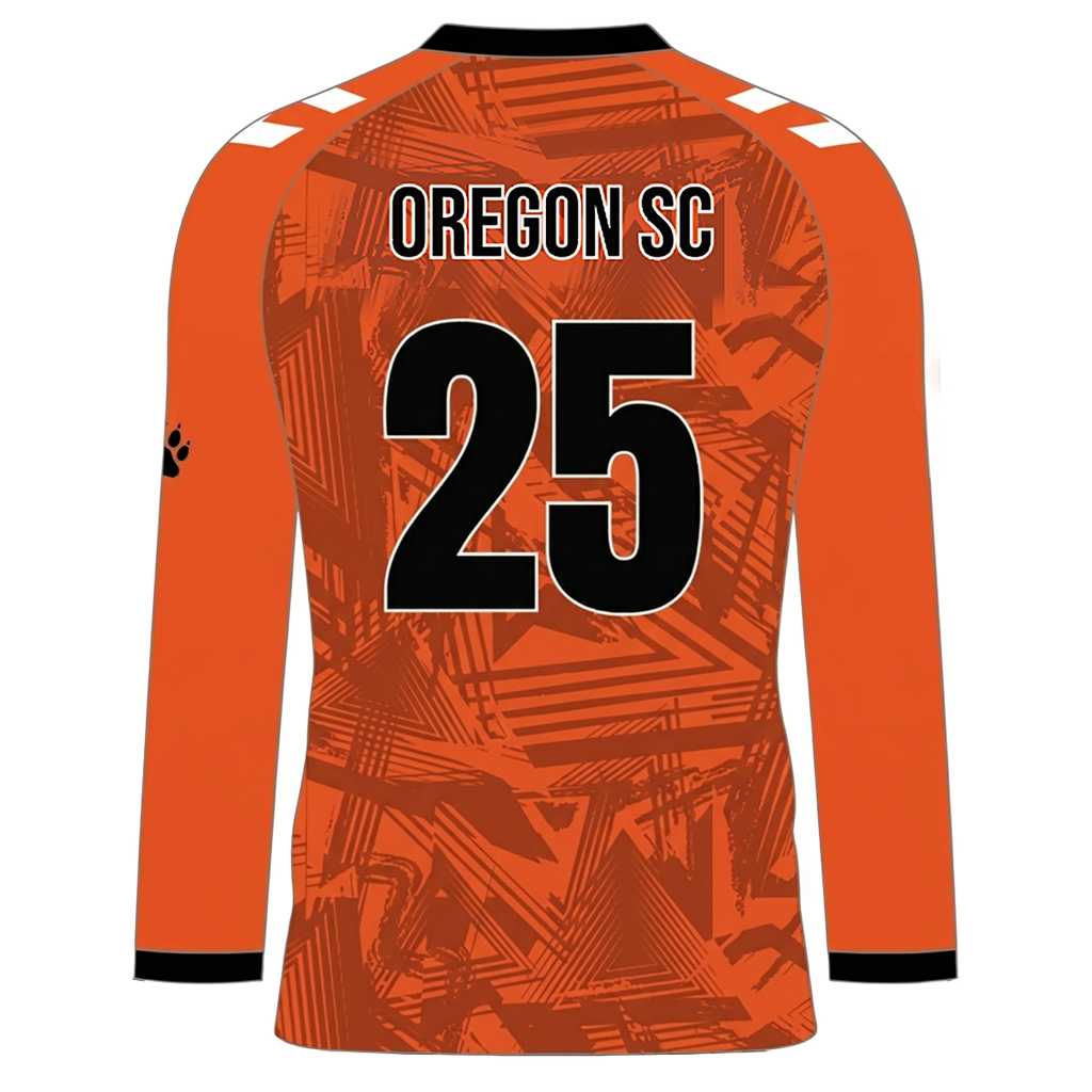 Hummel Youth Custom Oregon SC Long Sleeve Jersey - Orange