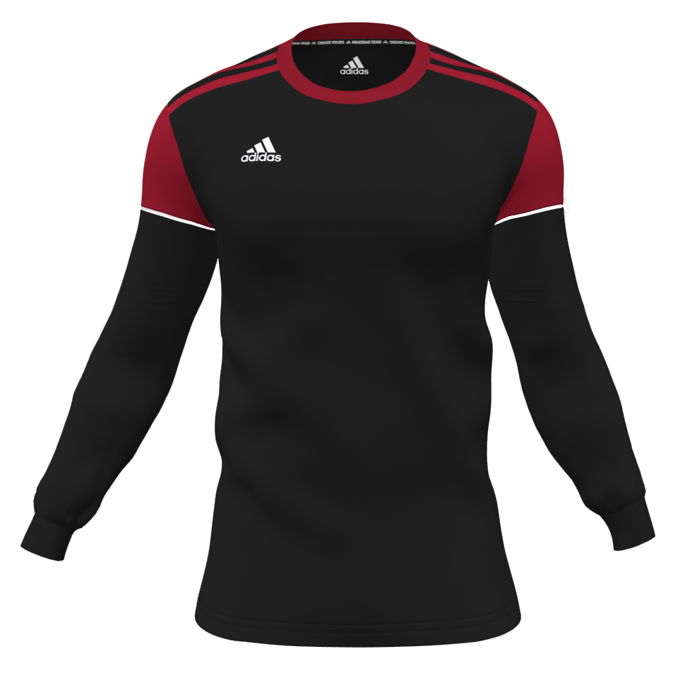 adidas Youth mi Squadra 17 L/S Jersey (56ERS) - Black/Red