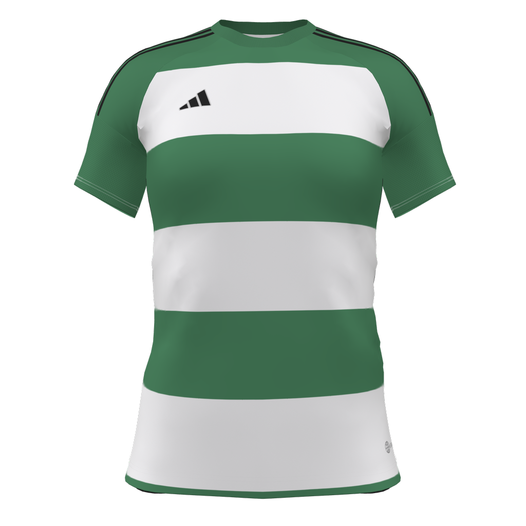 adidas Womens Competition 25 Custom Jersey Dublin United FC - Green/Wht